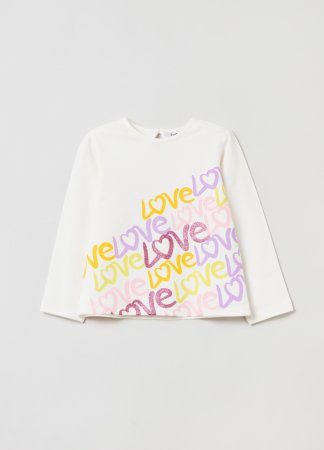 OVS GIRL9-36M TSH/POL L/S 2M 30-36 WHITE 001827382 001827382