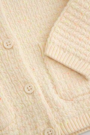 COCCODRILLO nööpidega kampsun DREAM DIARIES GIRL NEWBORN, kreemjas, WC5172201DGN-003-086, 86 cm 