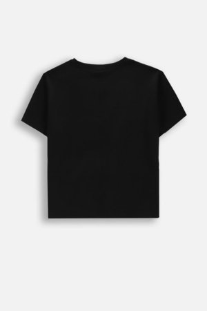COCCODRILLO lühikeste varrukatega t-särk, mustad, cm 