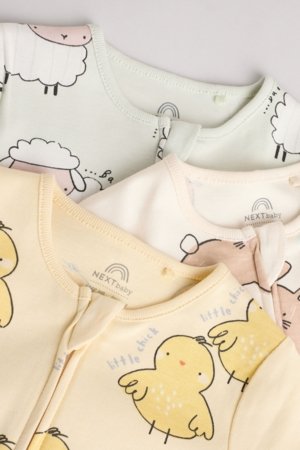 NEXT lühikeste varrukatega särk, 3 tk., E19704, 62-68 