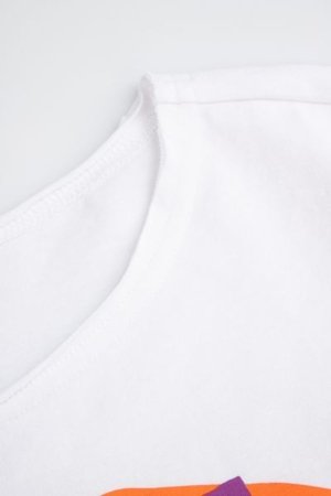 COCCODRILLO lühikeste varrukatega särk MAXITROPIC GIRL JUNIOR, valge, WC5143201MGJ-001-164, 164 cm 