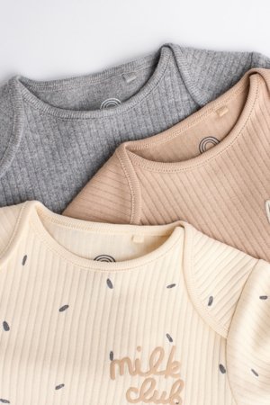 NEXT pikkade varrukatega beež särk, 3 tk., K79978, 56-62 