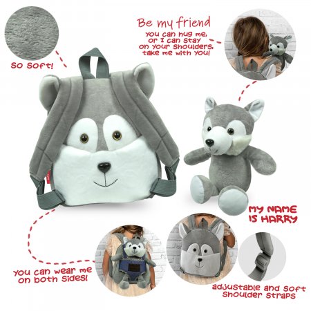 PERLETTI Kahepoolne seljakott Harry husky, 13052 13052