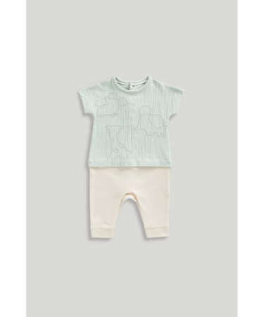 MOTHERCARE lühikeste varrukatega särk ja säärised, LL806 80 
