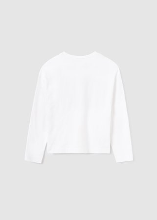 MAYORAL pikkade varrukatega t-särk 8G, natural, 7054-11 