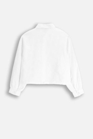 COCCODRILLO pikkade varrukatega särk ELEGANT JUNIOR GIRL, valge, WC5140101EJG-001-164, 164 cm 
