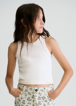 MAYORAL varrukateta t-särk, bone, 6.013-24, 128  cm 