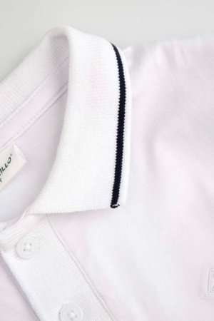 COCCODRILLO lühikeste varrukatega polo särk, valged, WC6143603EJB-001-128, 128 suurus 