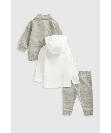 MOTHERCARE nööpidega kampsun, püksid ja t-särk, JL300 