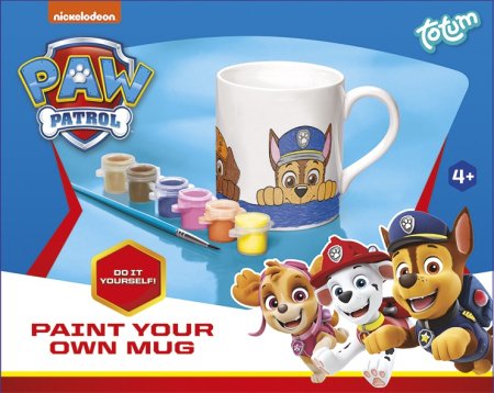 TOTUM Paw Patrol Käpapatrull värvitav kruus, 720169 720169