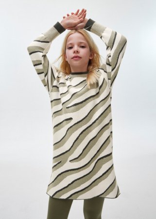 MAYORAL pikkade varrukatega kleit 8F, zebra, 7964-62 