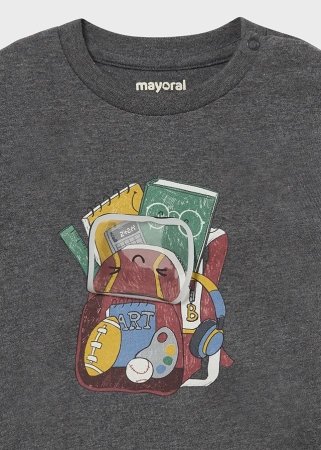 MAYORAL pikkade varrukatega särk 3C, tumehallid, 2.033-67, 92 cm 