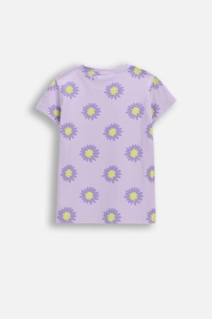 COCCODRILLO lühikeste varrukatega t-särk, lillad, WC6143219VGA-016-122, 122 cm 