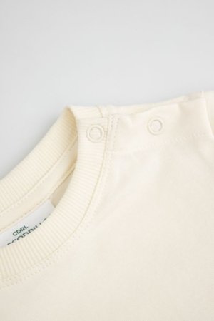 COCCODRILLO lühikeste varrukatega t-särk, beež, suurus 