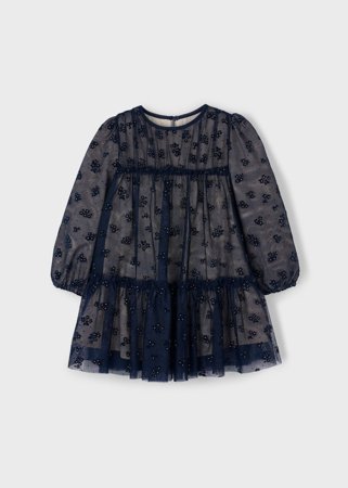 MAYORAL kleit, navy, 4.919-50, 10 cm 