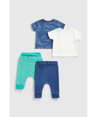 MOTHERCARE lühikeste varrukatega t-särk, püksid, 4tk., GF212 