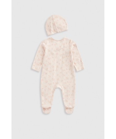 MOTHERCARE krekls ar garām piedurknēm, cepure un dūraiņi, IF318 74 