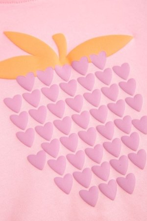 COCCODRILLO pikkade varrukatega t-särk, roosad, WC6143103HGN-033-080, 80 suurus 