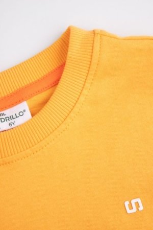 COCCODRILLO lühikeste varrukatega t-särk, oranžid, WC6143203MBK-006-122, 122 cm 