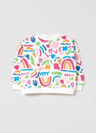 OVS GIRL9-36M SWEATSHIRTS 2M 30-36 WHITE 001823745 001823745