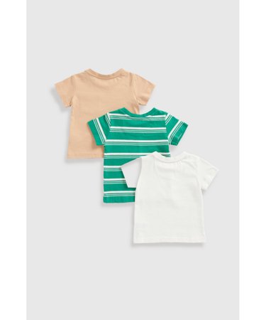 MOTHERCARE lühikeste varrukatega t-särk + püksid, 3tk., HD091 
