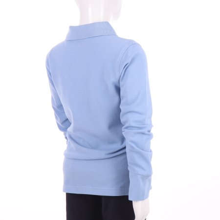MAMAJUM långärmad polotröja 10-000006, helesinine, 128/134 cm 10-000006