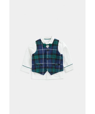 MOTHERCARE pikkade varrukatega särk, vest ja kikilips, FC684 635971