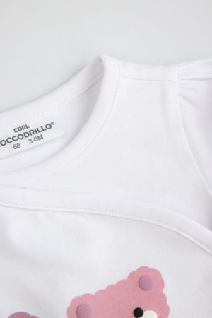 COCCODRILLO bodi, valge, cm 