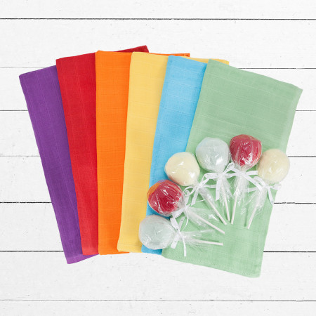 BABYBLOOMS Marlilappidest Tort Muslin cake Bright BMC00000