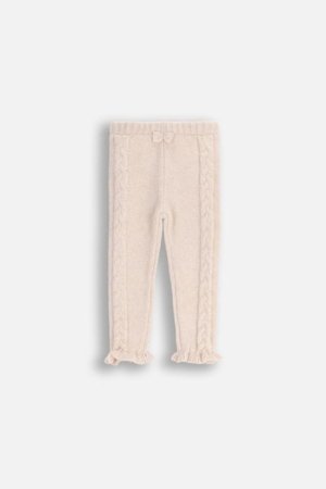 COCCODRILLO säärised HAPPY PUPPY GIRL NEWBORN, kreemjas, ZC5122201HGN-002-086, 86 cm 