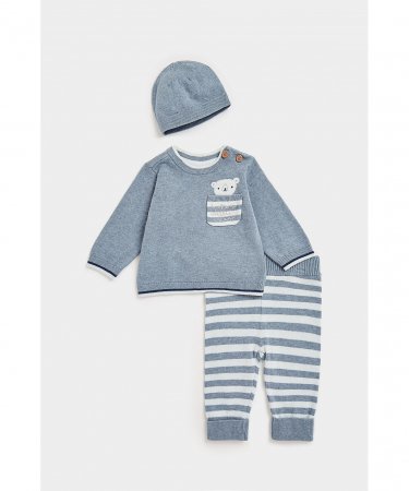 MOTHERCARE kampsun, püksid + müts, CB781 606419