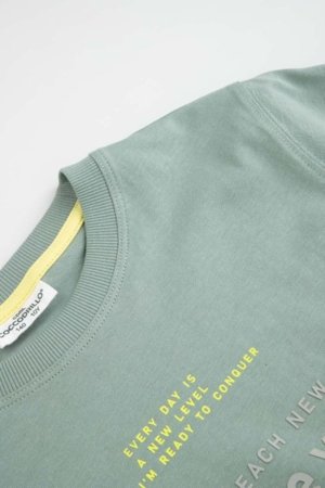 COCCODRILLO lühikeste varrukatega t-särk, rohelised, WC6143203NBJ-011-140, 140 cm 