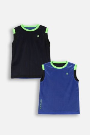 COCCODRILLO sleeveless t-shirt, blue, WL6143301ACB-014-128, 128 size 
