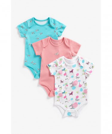 MOTHERCARE lühikeste varrukatega bodi, 3 tk., BB443 569945