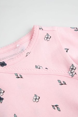 COCCODRILLO pikkade varrukatega hõlmikbodi, roosa, suurus 