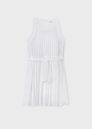 MAYORAL varrukateta kleit, natural, 6.908-11, 176 cm 