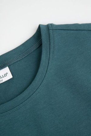 COCCODRILLO t-shirt EVERYDAY GIRL A, green, ZC5143221VGA-011-128, 128 cm 