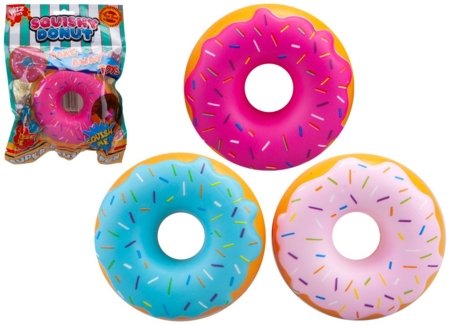 WIZZ TOYS stressivastane mänguasi Large Squishy Donut mix 14cm., assortii, 549180 