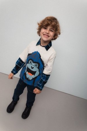 COCCODRILLO t-särk, kreemikas, ZC5143201YBK-002-110, 110 cm 