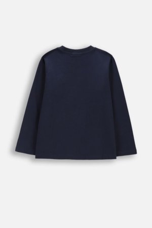 COCCODRILLO pikkade varrukatega t-särk, tumesinised, cm 