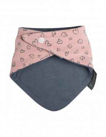CHEEKY CHOMPERS närimisrätik kaela BOTANICAL BLOOM & MADE WITH LOVE, white/blue, 796 796