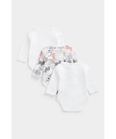 MOTHERCARE pikkade varrukatega bodi, 3 tk., CB325 594978
