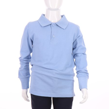 MAMAJUM långärmad polotröja 10-000006, helesinine, 128/134 cm 10-000006