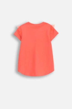 COCCODRILLO lühikeste varrukatega särk NOSTALGIC MEADOW GIRL KIDS, roosa, WC5143203NGK-025-122, 122 cm 