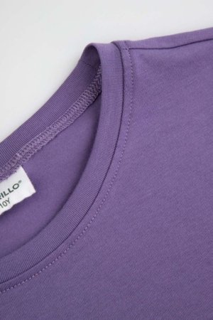 COCCODRILLO short sleeved t-shirt, purple, WC6143209VGA-016-116, 116 size 