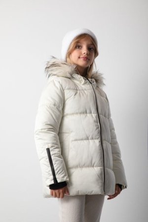 COCCODRILLO jakk OUTERWEAR GIRL JUNIOR, kreemjas, cm 