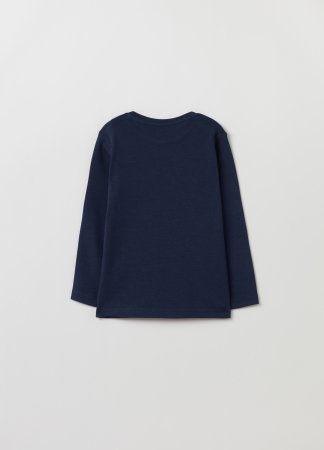 OVS BOY9-36M T-SHIRT L/S 2H 30-36 BLUE 001898066 