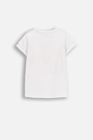 COCCODRILLO lühikeste varrukatega t-särk, valged, WC6143204GGK-001-092, 92 suurus 