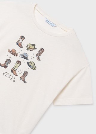 MAYORAL lühikeste varrukatega t-särk, bone, 6.005-89, 157  cm 