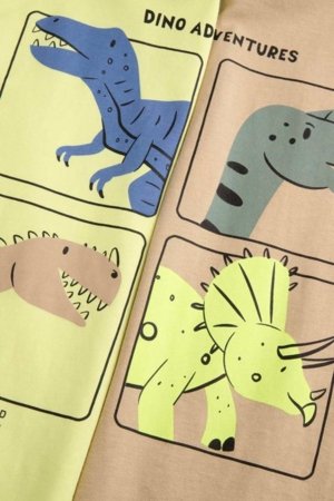 COCCODRILLO lühikeste varrukatega t-särk, beež, cm 